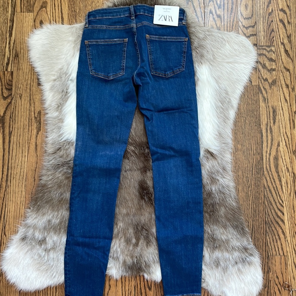 ZARA the skinny in murphy blue NWT $49.90 - Picture 7 of 7
